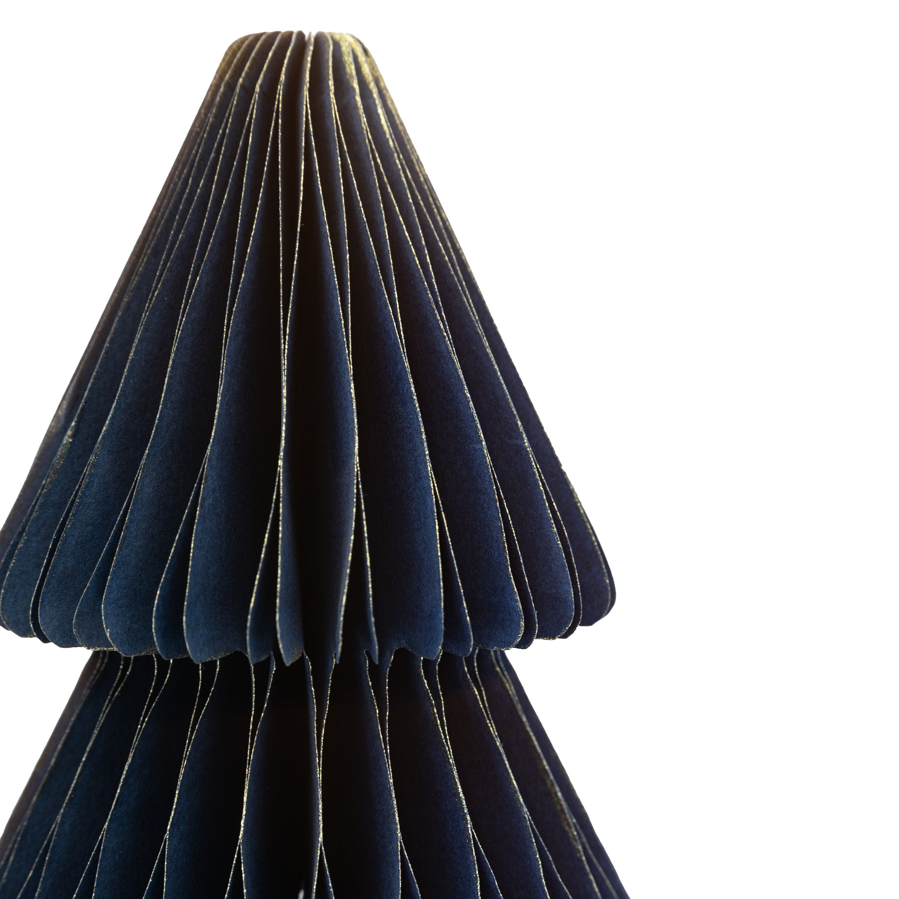 Merry Midnight Paper Tree Décor Navy